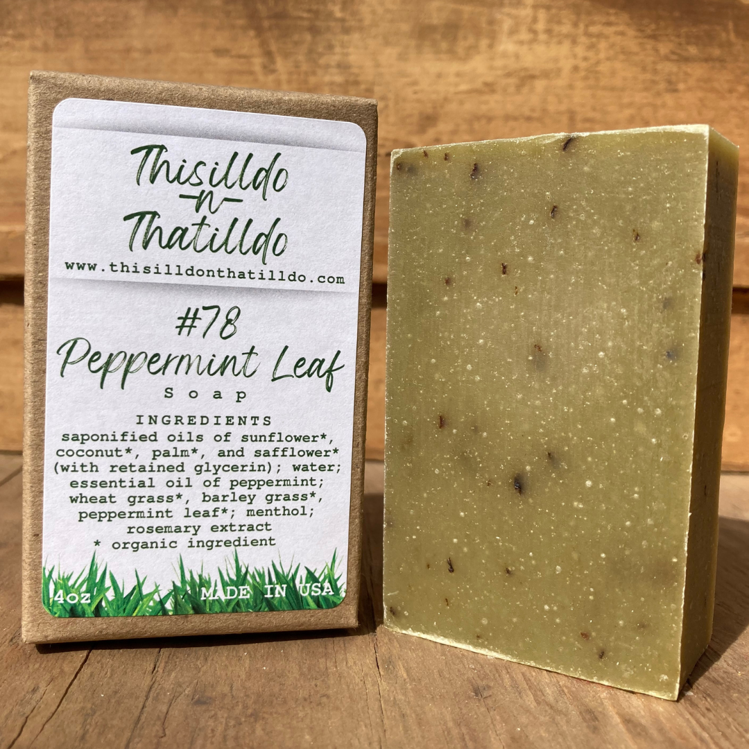 #78 Peppermint Leaf Bar Soap