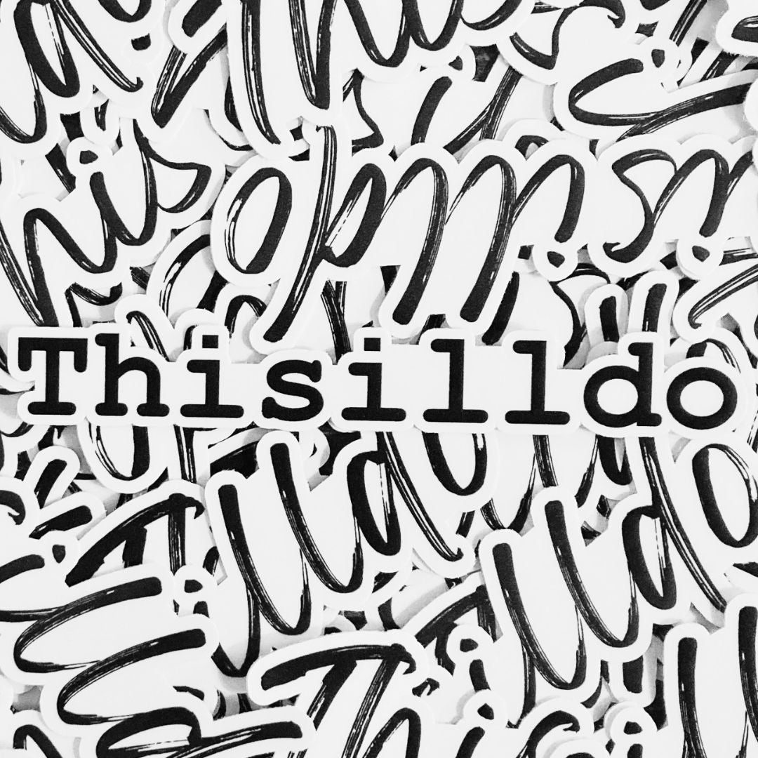 Thisilldo Type Font Sticker